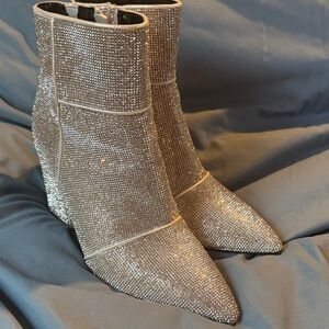 Target Sparkling Rhinestone Ankle Boots